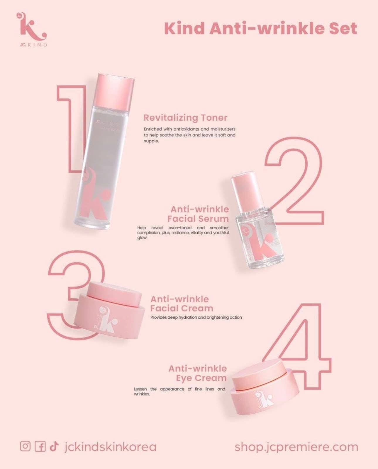 JC Kind Intentions skin care Package (Package includes 10 Items )
