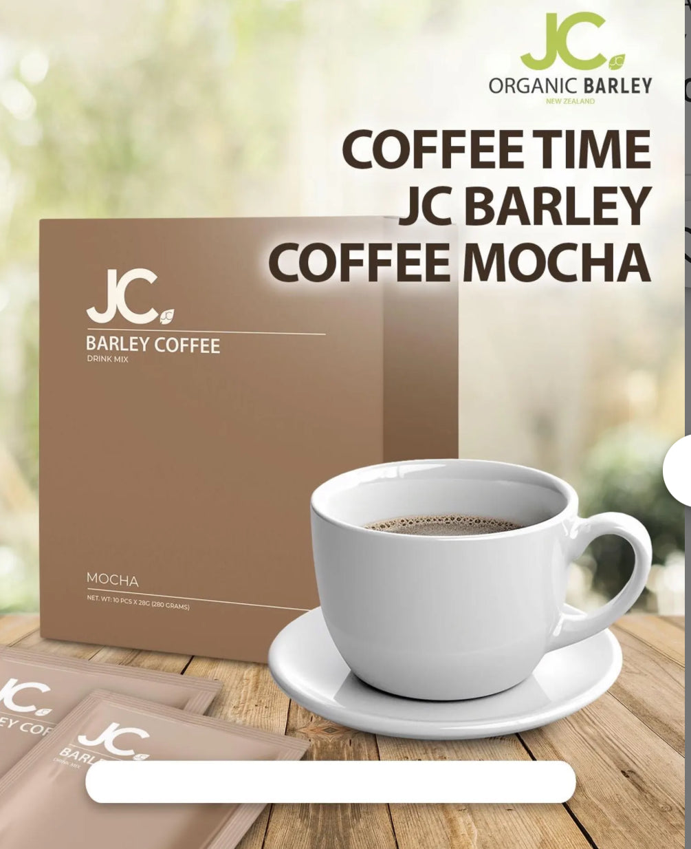 Jc Barley Coffee Mocha Flavor 1x10 sticks