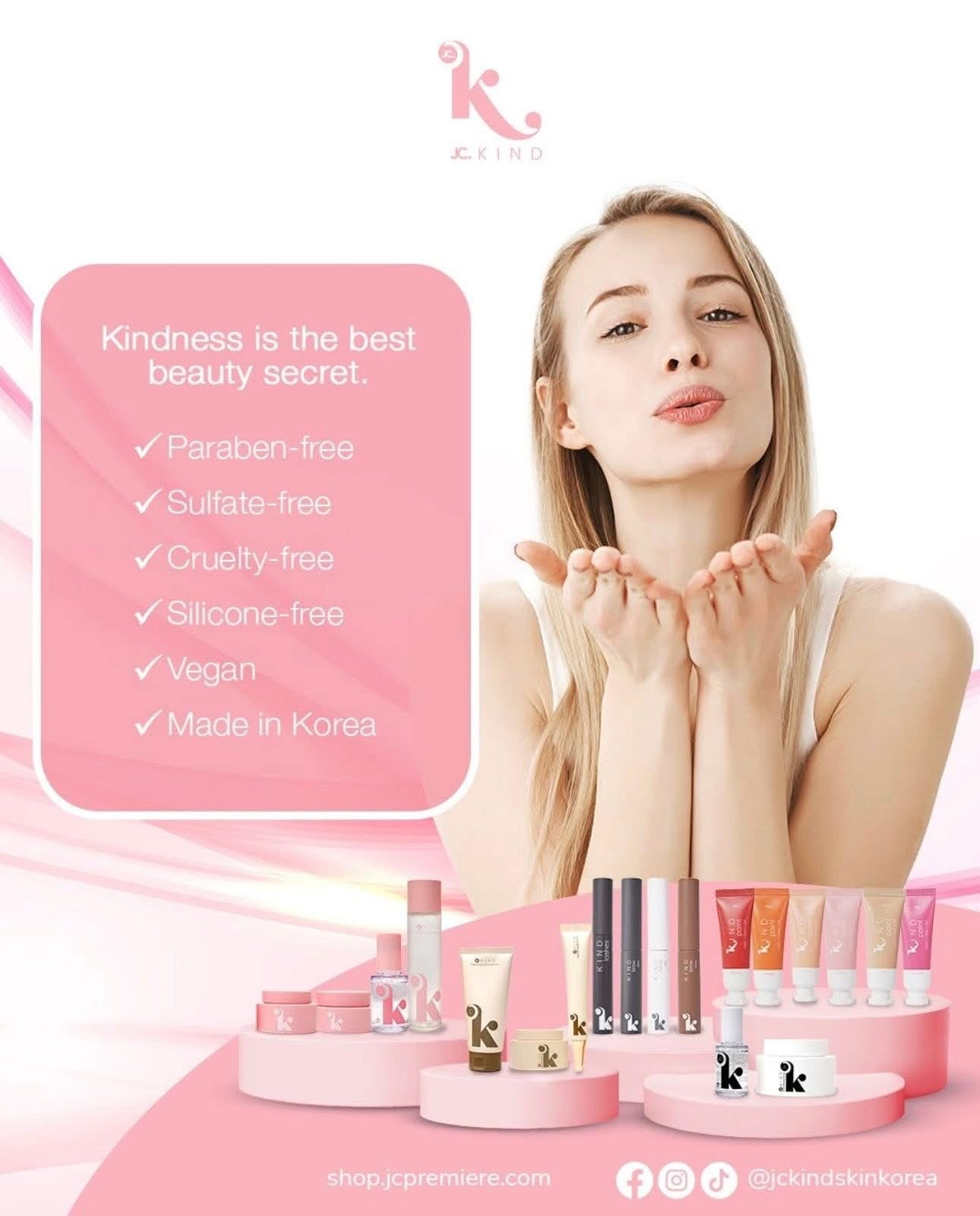 JC Kind Intentions skin care Package (Package includes 10 Items )