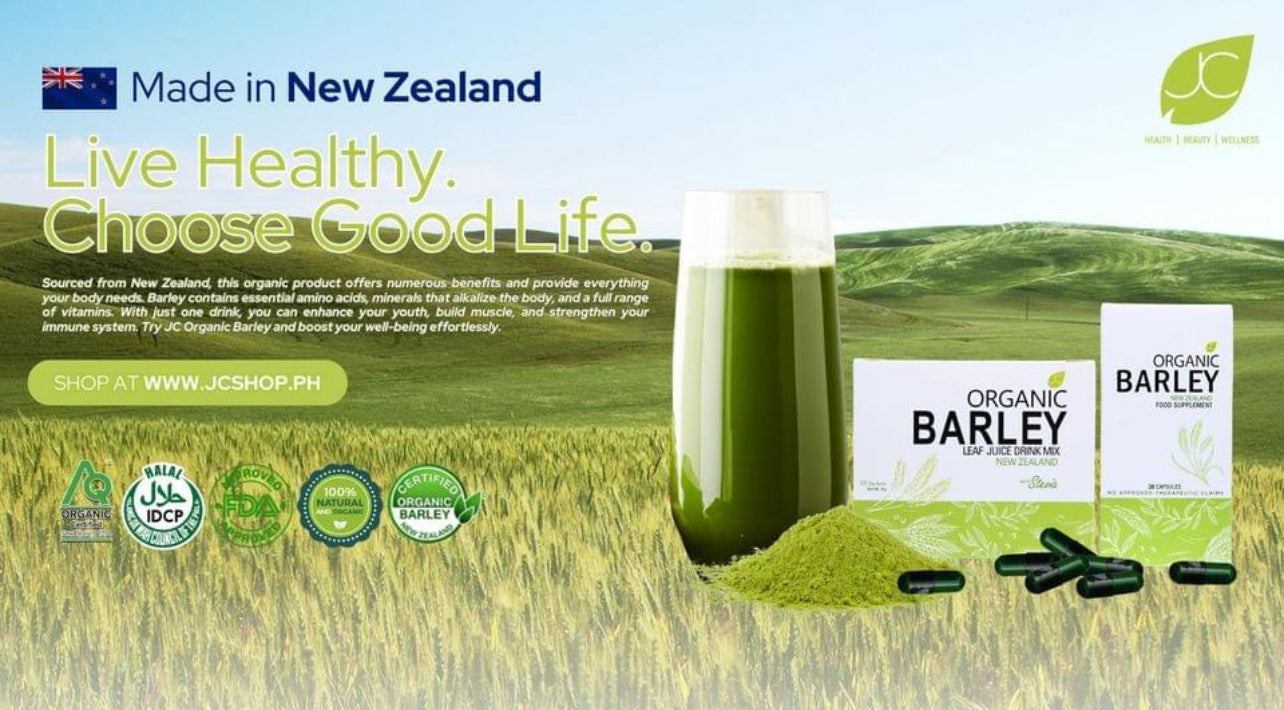 Jc Barley Organic Juice New Zealand (10 Sachet in a box)