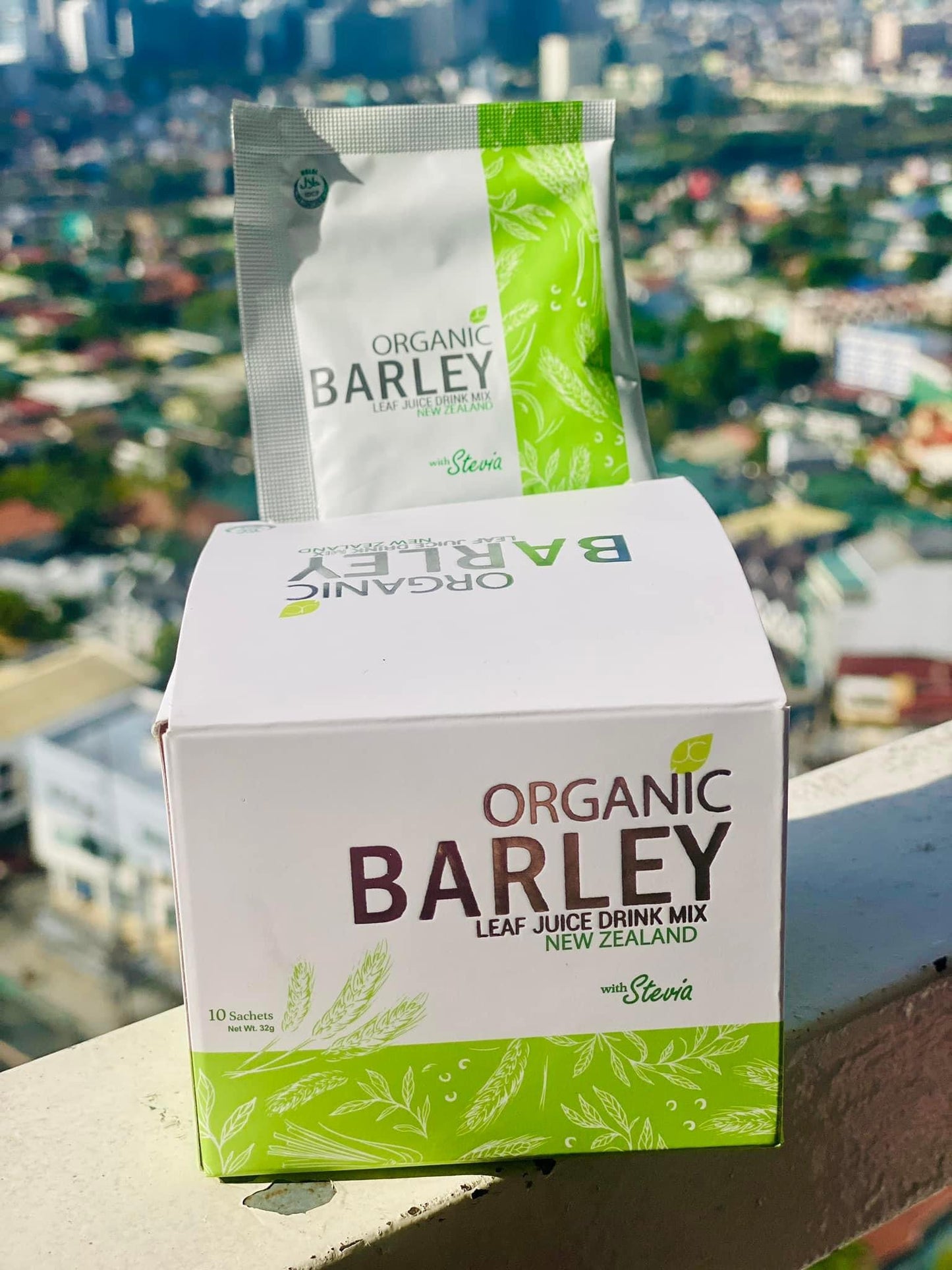 Jc Barley Organic Juice New Zealand (10 Sachet in a box)